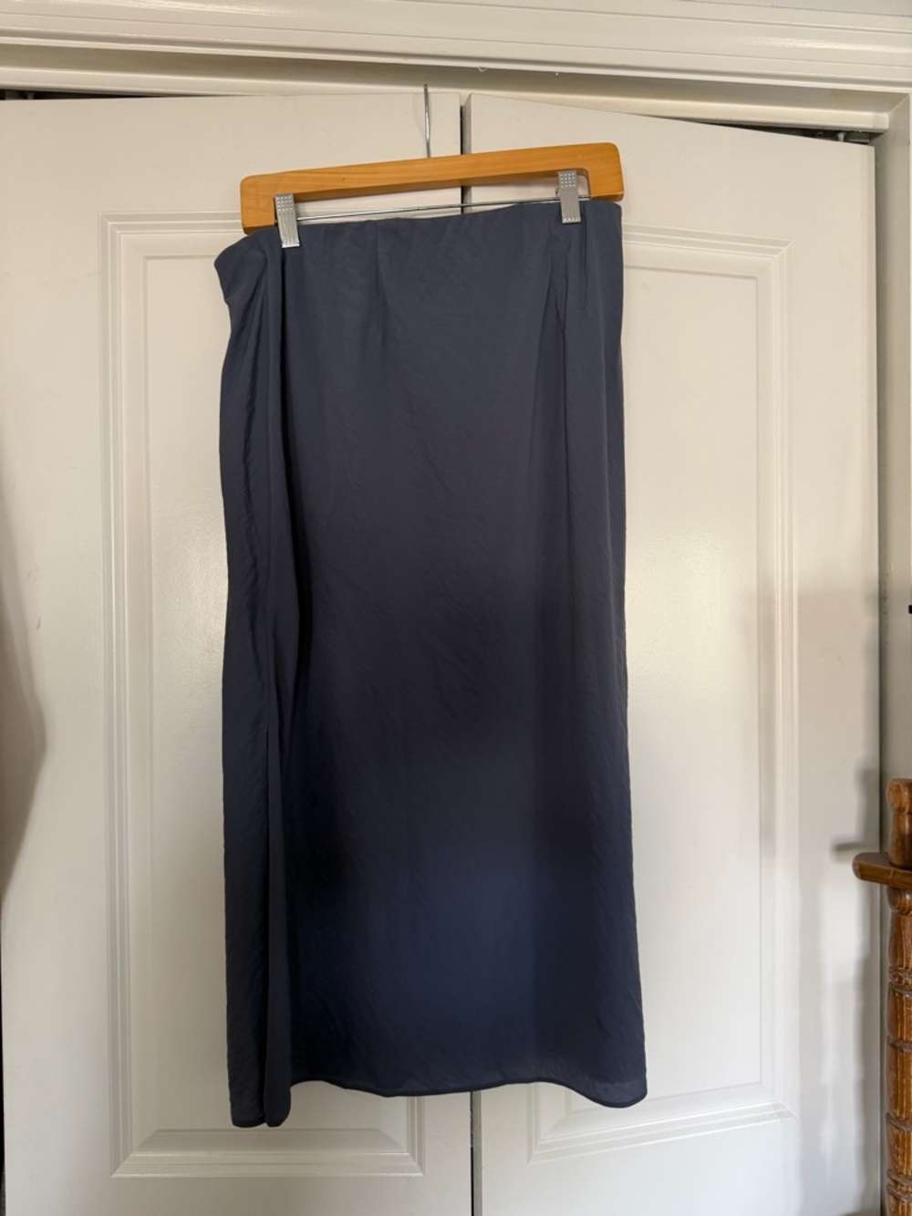 Madewell Satin Midi Slip Skirt